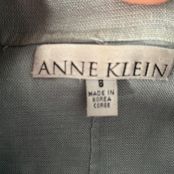 Linen Sky Blue unlined Suit dress - Picture 7 of 8